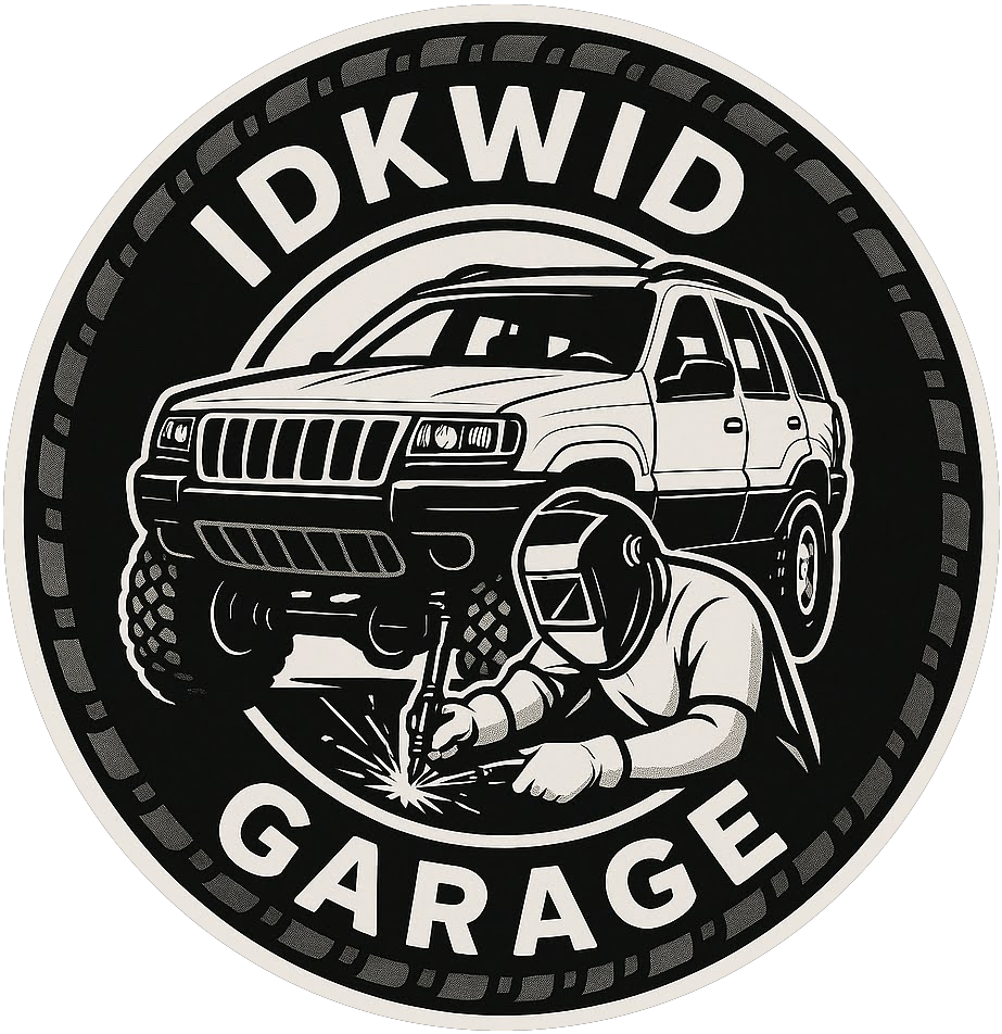 IDKWID Garage Sticker